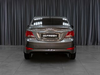 2014 Hyundai Solaris I Рестайлинг, серый, 909000 рублей, вид 4