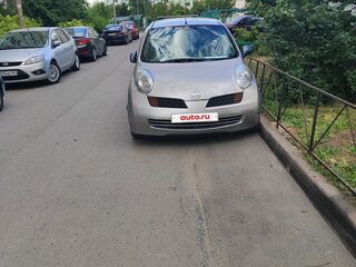 2003 Nissan March III (K12), серебристый, 305000 рублей, вид 1