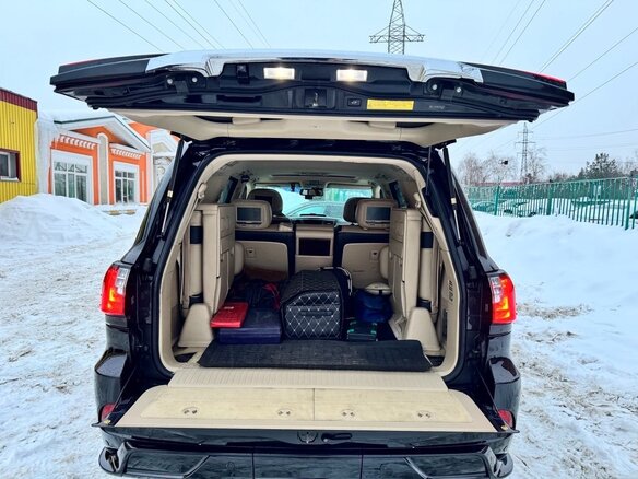2010 Lexus LX 570 III, чёрный, 4150000 рублей - вид 12