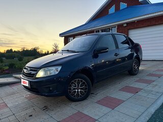 2014 Lada (ВАЗ) Granta I, синий, 600000 рублей, вид 1