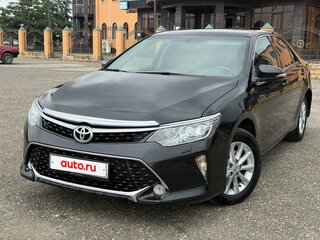 2016 Toyota Camry VII (XV50) Рестайлинг, чёрный, 1290000 рублей, вид 1