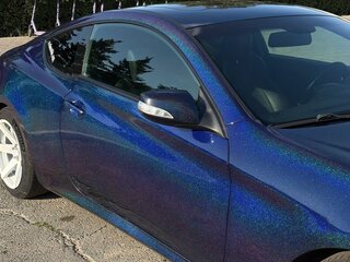 2009 Hyundai Genesis Coupe I, синий, 1400000 рублей, вид 4