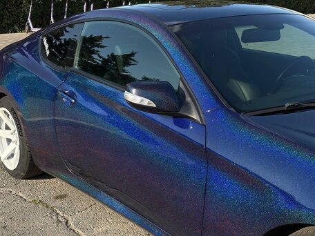 2009 Hyundai Genesis Coupe I, синий, 1400000 рублей, вид 4
