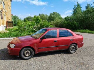 2004 Hyundai Accent ТагАЗ II, красный, 160000 рублей, вид 4