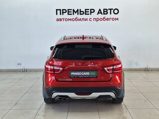2018 Lada (ВАЗ) Vesta SW Cross I, красный, 1130000 рублей, вид 5