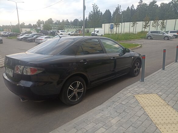 2006 Mazda 6 I (GG) Рестайлинг, чёрный, 350000 рублей - вид 4