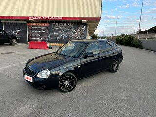 2008 Lada (ВАЗ) Priora I, чёрный, 320000 рублей, вид 1
