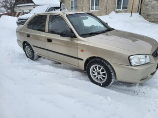 2006 Hyundai Accent ТагАЗ II, бежевый, 299000 рублей, вид 2