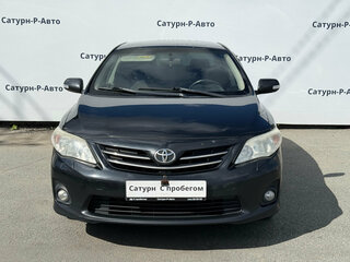 2012 Toyota Corolla X (E140, E150) Рестайлинг, чёрный, 950000 рублей, вид 2