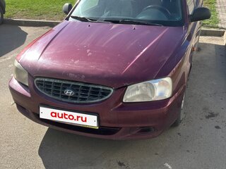 2008 Hyundai Accent ТагАЗ II, красный, 275000 рублей, вид 2