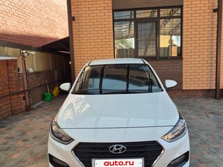 2019 Hyundai Solaris II, белый, 1620000 рублей, вид 1