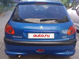 2007 Peugeot 206, синий, 390000 рублей, вид 2