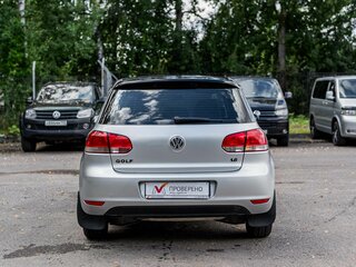 2010 Volkswagen Golf VI, серебристый, 580000 рублей, вид 4