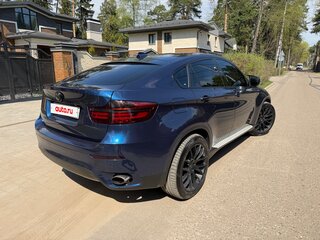 2013 BMW X6 35i I (E71) Рестайлинг, синий, 2450000 рублей, вид 4