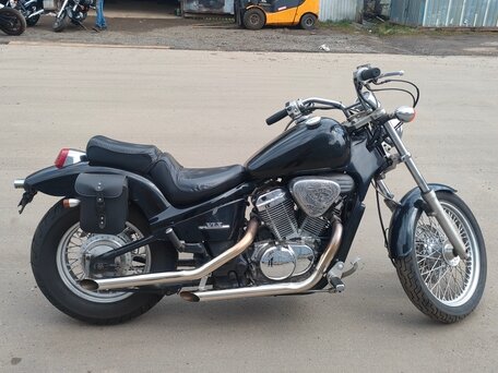1997 Honda Steed 400, чёрный, 289000 рублей, вид 4