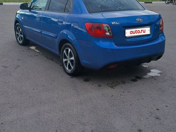 2010 Kia Rio II Рестайлинг, синий, 600000 рублей - вид 5