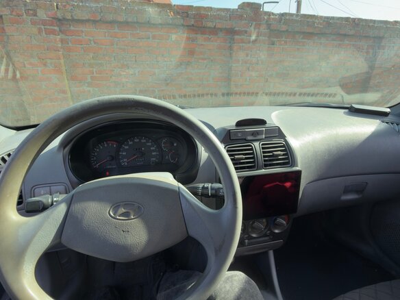 2004 Hyundai Accent ТагАЗ II, фиолетовый, 505000 рублей - вид 10