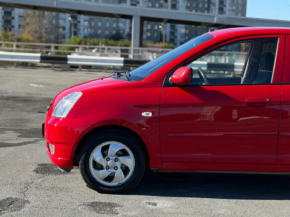 2007 Kia Picanto I Рестайлинг, красный, 460000 рублей - вид 9