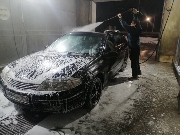 2004 Renault Laguna II, чёрный, 120000 рублей