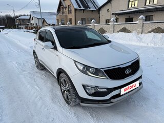 2014 Kia Sportage III Рестайлинг, белый, 1800000 рублей, вид 3