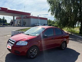 2010 Chevrolet Aveo I Рестайлинг, красный, 520000 рублей, вид 1