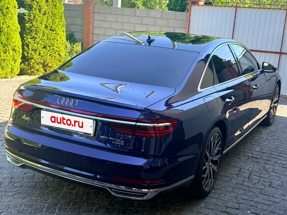 2021 Audi A8 60 TFSI e IV (D5), синий, 8230000 рублей - вид 33