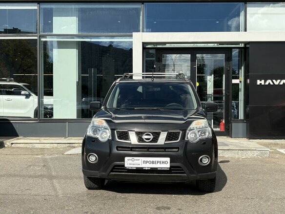 2011 Nissan X-Trail II Рестайлинг, чёрный - вид 1