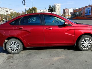 2016 Lada (ВАЗ) Vesta I, красный, 690000 рублей, вид 3
