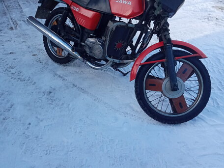 1991 Jawa 350/360, красный, 320000 рублей, вид 1