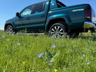 2018 Volkswagen Amarok I Рестайлинг, зелёный, 4350000 рублей, вид 2