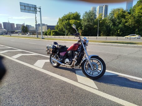 1994 Honda NV 750, красный, 300001 рублей, вид 2