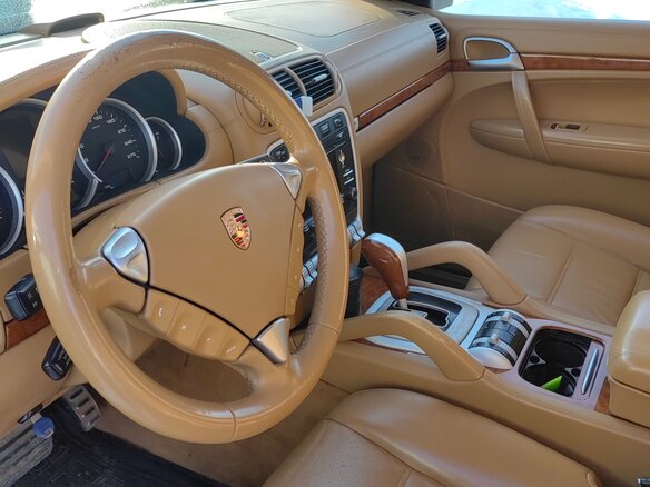 2008 Porsche Cayenne S I Рестайлинг (957), белый, 750000 рублей - вид 6