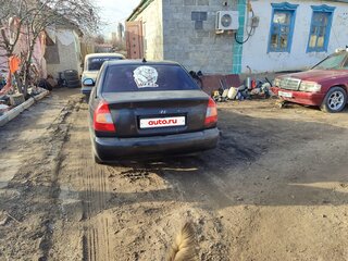 2005 Hyundai Accent ТагАЗ II, чёрный, 480000 рублей, вид 4
