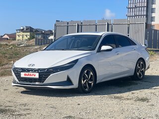 2022 Hyundai Elantra VII (CN7), белый, 1850000 рублей, вид 3