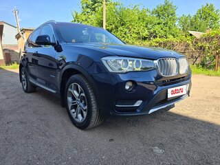 2017 BMW X3 20d xDrive II (F25) Рестайлинг, синий, 2850000 рублей, вид 4