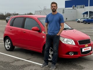 2008 Chevrolet Aveo I Рестайлинг, красный, 499000 рублей, вид 1