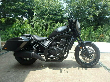 2023 Honda CMX 1100 Rebel, чёрный, 1250000 рублей, вид 2