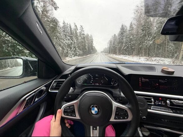 2020 BMW 4 серии 420d xDrive G22, G23, G26, синий - вид 9