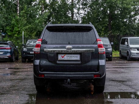 2016 Toyota Land Cruiser Prado 150 Series Рестайлинг 1, серый, 3299000 рублей, вид 4