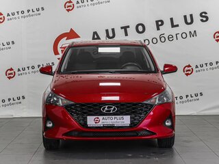 2021 Hyundai Solaris II Рестайлинг, красный, 1499000 рублей, вид 3