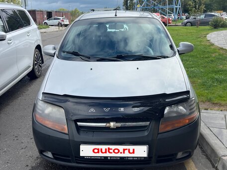 2006 Chevrolet Aveo I, серебристый, 199999 рублей, вид 2
