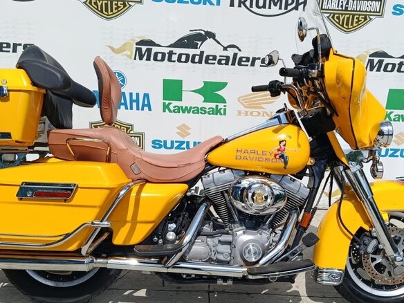 2004 Harley-Davidson Electra Glide, жёлтый, 520000 рублей - вид 8