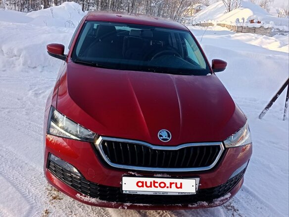 2022 Skoda Rapid II, красный, 1930000 рублей - вид 1