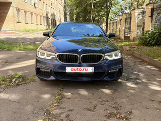 2018 BMW 5 серии 530d xDrive VII (G30/G31/G38), синий, 4700000 рублей, вид 2
