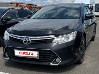 2016 Toyota Camry VII (XV50) Рестайлинг, чёрный, 1748540 рублей, вид 1