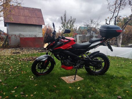 2018 Bajaj Pulsar NS 200, красный, 230000 рублей, вид 1