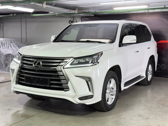2017 Lexus LX 450d III Рестайлинг 2, белый, 6950000 рублей - вид 7