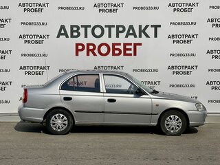 2006 Hyundai Accent ТагАЗ II, серебристый, 395000 рублей, вид 4