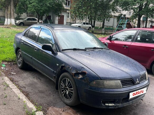 2001 Mitsubishi Carisma I Рестайлинг, синий, 130000 рублей - вид 2