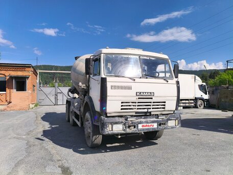 2001 КамАЗ Автобетоносмеситель, белый, 800000 рублей, вид 2